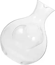 SECFOU Clear Glass Decanter for Whiskey and Wine Japanese Sake Jug Elegant Liquor Dispenser for Home Bar Efficient Liquor Dispensing Enhances Flavor and Aroma Decorative Beverage Pot