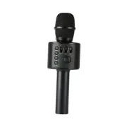 Wireless Bluetooth Karaoke Microphone with Built-in Speakers + HD Black