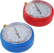 Mikinona 1 Pair Car Air Conditioning High Low Pressure Gauges Charging Tool Gauge Set for Repair
