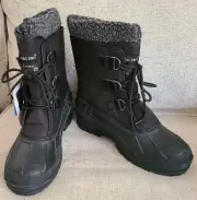 LABO PRO WATERPROOF INSULATED BLACK MENS SNOW BOOTS NWT 8.5