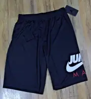 Black Nike Air Jordan Jumpman Play Shorts Boys Size X-Large NWT Black