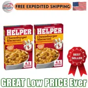 Hamburger Helper Cheeseburger Macaroni, 6.6 oz Box(2 pack)