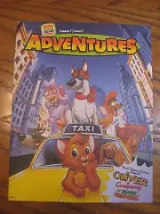 Burger King - Disney Oliver - Adventures Leaflet Magazine- Vol. 7 Issue 3 - 1996