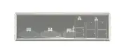 Supermicro MCP-260-00062-1N IO Shield I/O Shield with EMI Gasket For 2U+ Chassis
