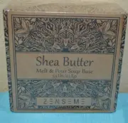 ZENSEME Shea Butter Melt & Pour Soap Base 5.5 lbs/2.5 kgs Factory Sealed