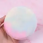 Round 10.5CM Cosmetic Villus Soft Colors Plush Pwder Puff Sponge Makeup To_SY