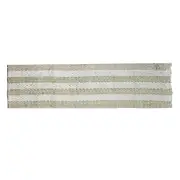 Solemate Jute 2 Tone Stripes 80x220cm Stylish Outdoor Entrance Doormat Set