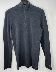 SmartWool Classic Thermal Merino 1/4 Base Layer Top NWT Men's Charcoal Htr Small