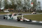 Carlos Pace Surtees TS16 Ford leads Jean Pierre Beltoise BRM P201 Old Photo 4