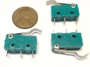 3 Pieces Green hump N/C N/O normally Micro Limit Switch Lever 125v 3a amp 5A c37