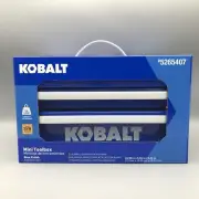 New Kobalt Mini 10.83-in Friction 2-Drawer BLUE Steel Toolbox Model #5265407 (1)