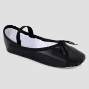 Freestyle By Danskin Baby Girls Ballet Slippers Ebony/Black Size 11