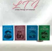 1:6 Scale CHARLES DICKENS SET 4 Pc Readable Illustrated Books Copperfield