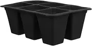 ROMISBABA Silicone Plant Starter Trays 6 Hole Planting Tool for Hydroponic Gardening Reusable Seedling Trays for