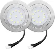 Veulrn 2Pack1.5W Range Hood Light Bulbs,12VDC Kitchen Cooker Hood Light Bulbs,Kitchen Light Replacement 20W Halogen Light Bulbs