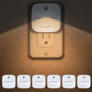 LED Night Light, Lights Plug into Wall with Dusk-to-Dawn Sensor, Warm White