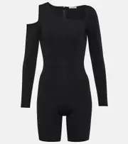 [Wolford] Wolford Warm Up asymmetric jumpsuit AU 6 black