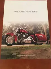 2003 HARLEY-DAVIDSON FLHRI ROAD KING SALES BROCHURE