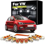 LED Interior Foot Map Dome Light Kit, For VW Polo 6R 6C 9N 6N AW1 1994-2018 2019 2020 2021 2022 2023 Car Bulbs Sun Visor Lamp
