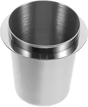 Luxshiny Stainless Steel Espresso Coffee Dosing Cup Coffee Bean Cup Powders for Espresso Machine Part DIY Tools Coffee Machine Accessories 53mm Silver