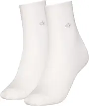 [Calvin Klein] Women's Organic Cotton Roll Top Sock (Pack of 2)