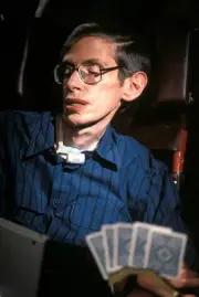 Stephen Hawking in Star Trek The Next Generation 1993 TV Old Photo