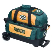 KR Strikeforce NFL Green Bay Packers 2 Ball Roller Bowling Bag
