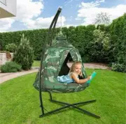 X-Shaped Hammock Stand with Hanging Tree Tent, Hammock Chair Stand Swing...
