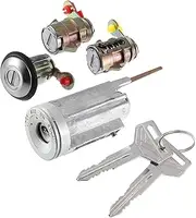 Lock Cylinder for Toyota Corolla 1987-1992, Ignition Switch Lock Cylinder with Keys 69005-12740/6900512740