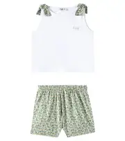 [Il Gufo] Il Gufo Baby cotton-blend T-shirt and pants set M 24 white
