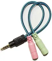FELTECHELECTR Set of Patch Cords 20cm Length 3.5mm Notebook Phone Plastic Metal Construction for Random Color