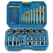 39Pcs Bolt Extractor Set and Drill Bit Kit,Multi-Spline Screw Extractors,Easy...