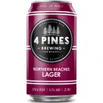 [4 Pines Brewing] 4 Pines Sea Eagles Nth Beaches Lager Can 375mL