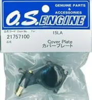 OS 21757100 Cover Back Plate Backplate .15 15 LA O.S. Engines Replacement Part