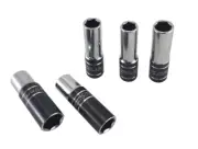Smoos Taiwan Cr-V 1/2" Dr 6pt Deep Socket 10,12,13,14,15,16,17mm 7pc Set