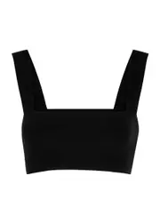 Victoria Beckham VB Body Stretch-knit bra top - Black - 12 (UK 12 / M) 12 (UK 12 / M)