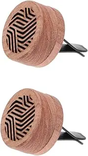 Gatuida 2 Pcs Aroma Diffuser Wooden Decor Home Wooden Perfume Car Diffusers for Essential Oils Auto Perfume Diffuser Portable Diffuser Woodsy Essential Oils Pala Drain Oil Stainless Steel
