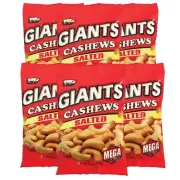 GIANTS Salted Cashews - Cashews Roasted Lightly Salted, Cashews Individual Pa...