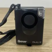 Quorum PAAL 2 Personal Security Alarm Clip Battery & Pull Pin w/Flash Black NEW