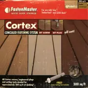 300 Sq. Feet CEDAR FastenMaster Cortex Concealed Fastening System 2-3/4" Screw