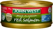 John West Wild Alaskan Red Salmon 105 G