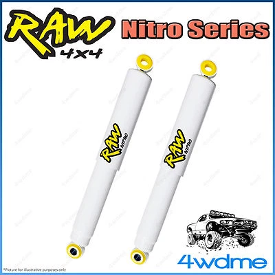 Holden Colorado RA RC 4WD RAW Rear Nitro Gas Shock Absorbers 2" 0-50mm Lift