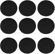 12pcs Compost Bin Filters Compost Pail Bucket Replacement Charcoal Filters Activated Carbon Compost Bin Filter Refill (Color : Black, Size : 16 * 16 * 1cm)