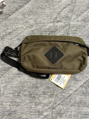 NWT Jansport Waisted Cord Weave Army Green Unisex Travel Bag Fanny Pack