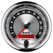 Autometer American Muscle Speedo Electronic Programmable - 240 km/h, 3 3/8 Inch, AU1288-M