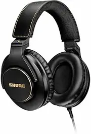 [VGP2024 Gold Award] SHURE SRH840A-A Professional Studio Headphones, Black: Wired, Sealed Type, Foldable, Professional Specifications, Studio Recording, Studio Monitoring, Home Recording, DJ, Content