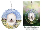 Old English Sheepdog Wind Spinner