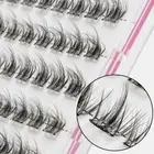 No Need Glue Fluffy False Eyelashes Reusable DIY Lash Extensions Women