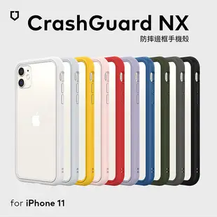 RHINOSHIELD 犀牛盾 iPhone 11 6.1 吋 CrashGuard NX 模組化防摔邊框手機保護殼(獨家耐衝擊材料)暗夜綠