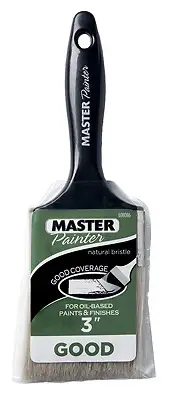 12 Pack 3-In. Flat Paint Brush 30430TV